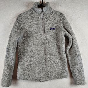 Patagonia Women's 1/4 Zip Pullover Gray Size Small Light Weight